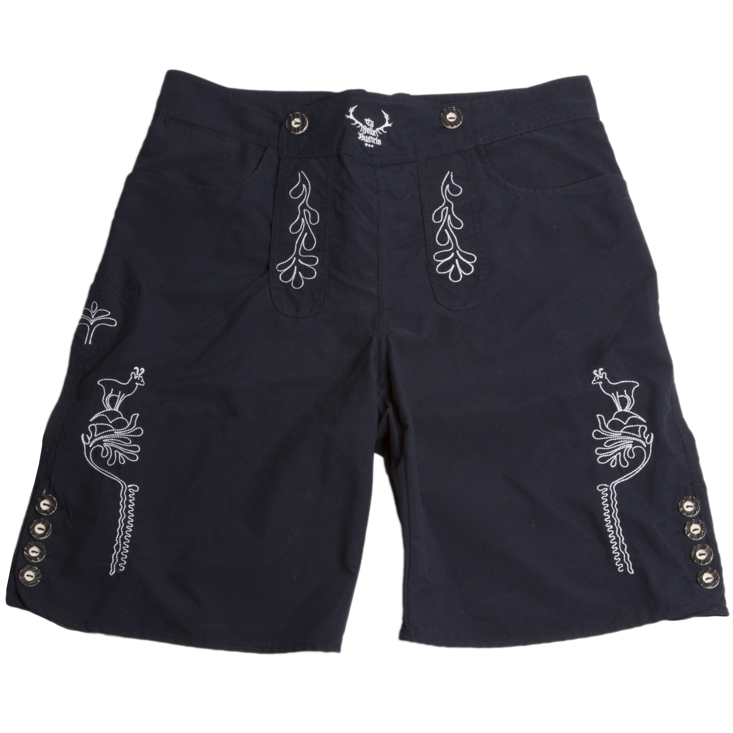 Herren Freizeitlederhose - dunkelblau